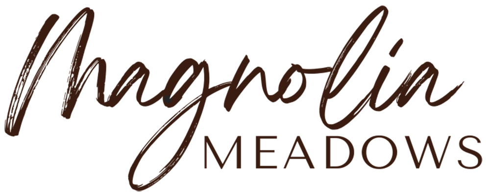 Magnolia Meadows logo - white